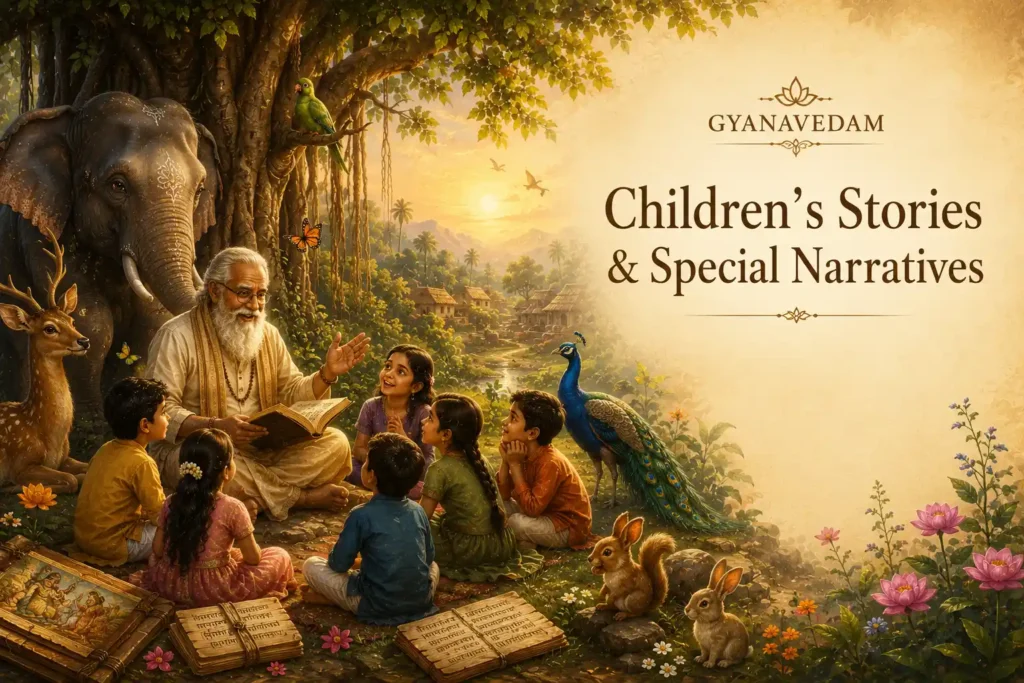 Children stories in Gyanavedam